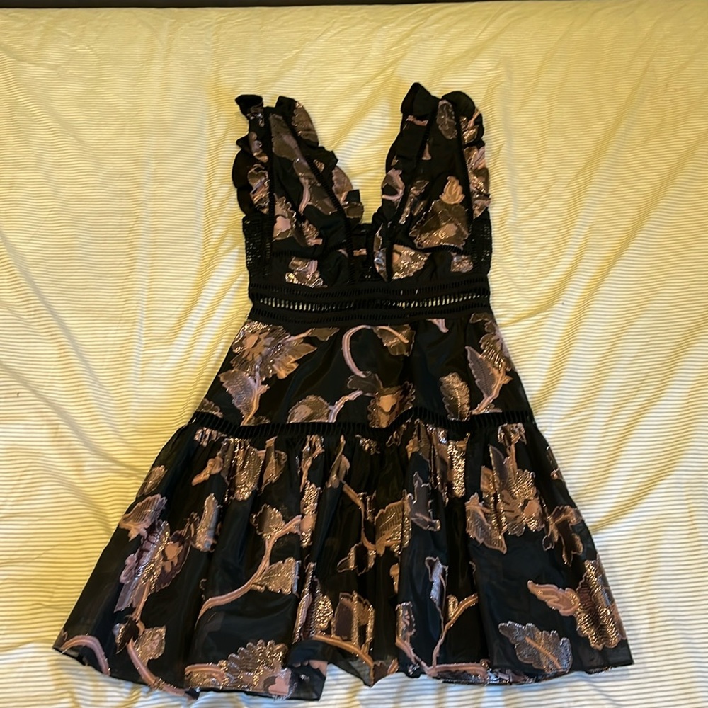 NWT Metallic Dress - Rebecca Taylor
